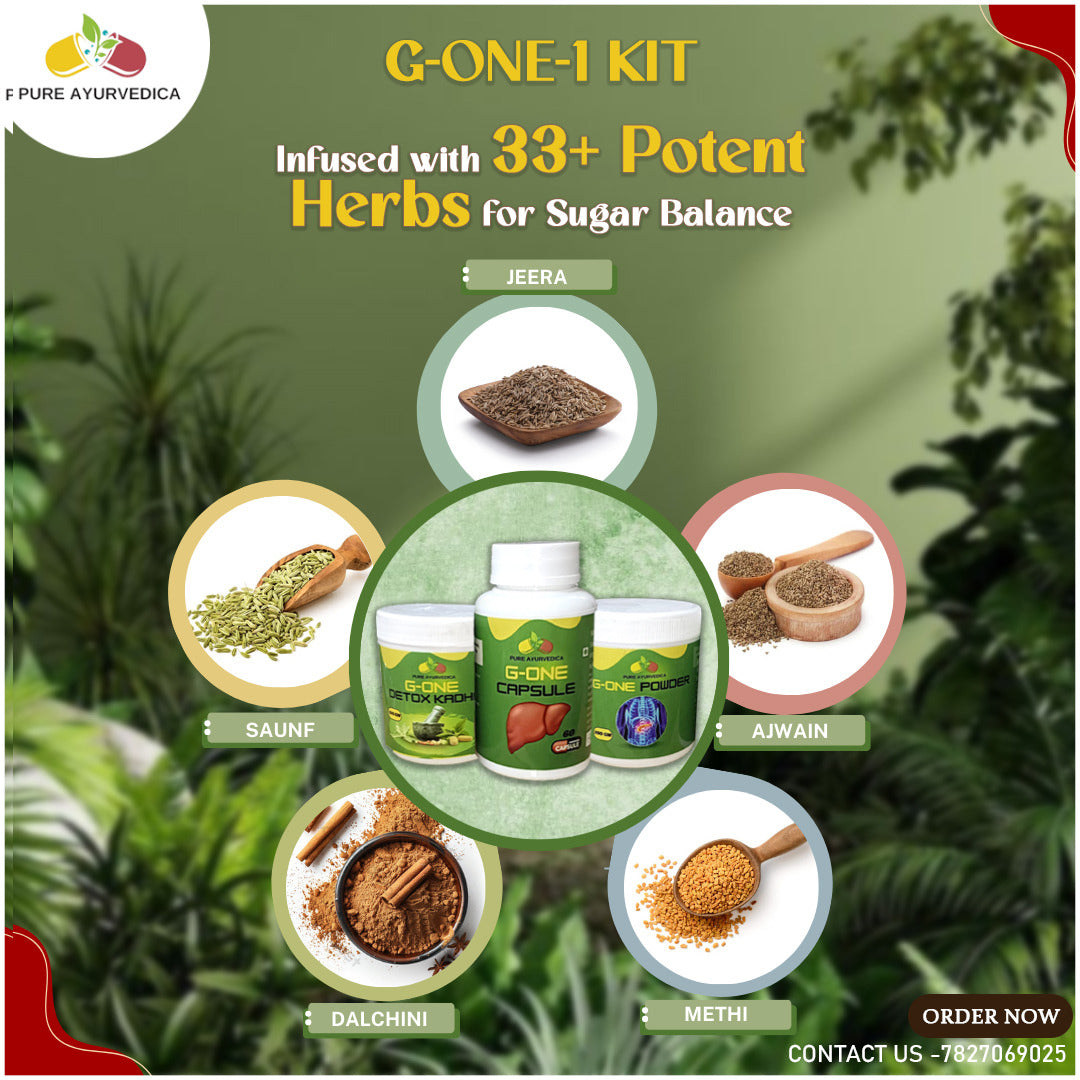 Pure Ayurvedica Diabete G-One Kit